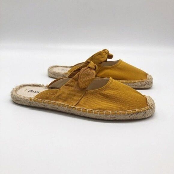 SOLUDOS Alma Espadrille Mule Marigold  - Picture 1 of 12